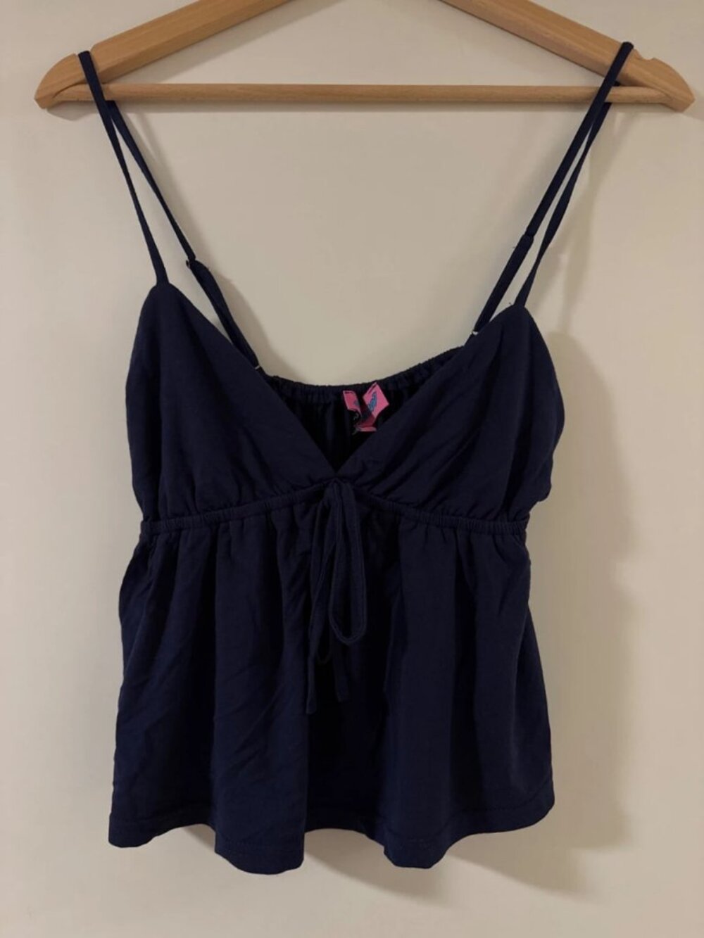 Navy Blue Babydoll Cami Top Women's Size S